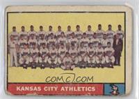 Kansas City Athletics Team [COMC RCR Poor]