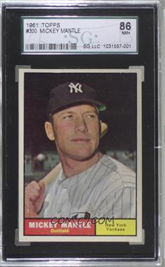 1961 Topps - [Base] #300 - Mickey Mantle [SGC 86 NM+ 7.5]