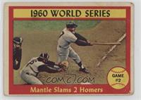 World Series - Game #2 - Mantle Slams 2 Homers [Good to VG‑EX]