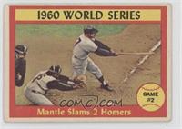 World Series - Game #2 - Mantle Slams 2 Homers [Good to VG‑EX]