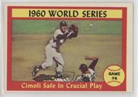 World Series - Game #4 - Cimoli Safe in Crucial Play