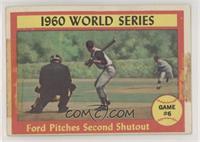 World Series - Game #6 - Ford Pitches Second Shutout [COMC RCR Poor]