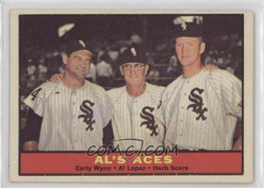 1961 Topps - [Base] #337 - Al's Aces (Early Wynn, Al Lopez, Herb Score) [Good to VG‑EX]