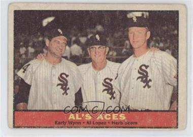 1961 Topps - [Base] #337 - Al's Aces (Early Wynn, Al Lopez, Herb Score) [Good to VG‑EX]