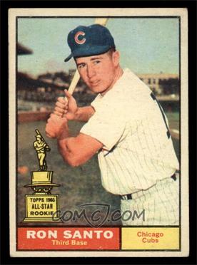 1961 Topps - [Base] #35 - Ron Santo [VG EX]