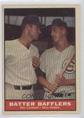 1961 Topps - [Base] #393 - Batter Bafflers (Don Cardwell, Glen Hobbie) [Good to VG‑EX]