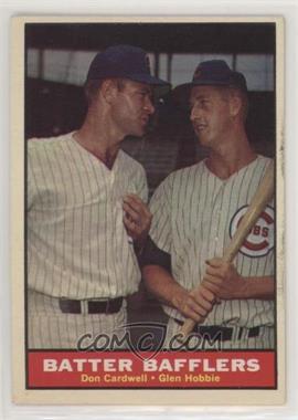 1961 Topps - [Base] #393 - Batter Bafflers (Don Cardwell, Glen Hobbie)