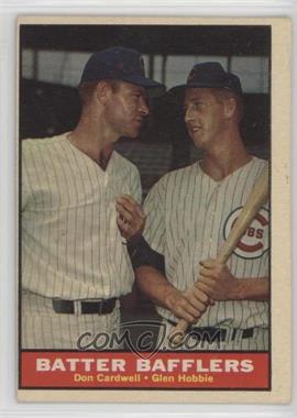 1961 Topps - [Base] #393 - Batter Bafflers (Don Cardwell, Glen Hobbie)