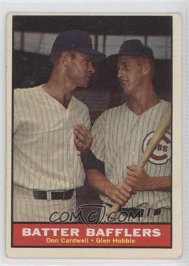 1961 Topps - [Base] #393 - Batter Bafflers (Don Cardwell, Glen Hobbie) [Good to VG‑EX]