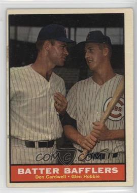 1961 Topps - [Base] #393 - Batter Bafflers (Don Cardwell, Glen Hobbie) [Good to VG‑EX]