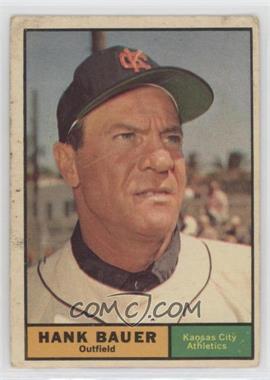 1961 Topps - [Base] #398 - Hank Bauer [Good to VG‑EX]