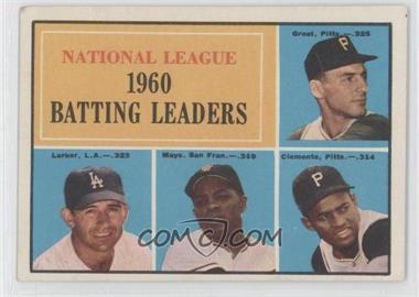 1961 Topps - [Base] #41 - League Leaders - Dick Groat, Norm Larker, Willie Mays, Roberto Clemente [Noted]
