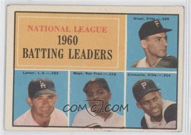 1961 Topps - [Base] #41 - League Leaders - Dick Groat, Norm Larker, Willie Mays, Roberto Clemente [Noted]