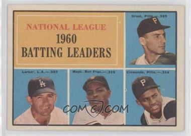 1961 Topps - [Base] #41 - League Leaders - Dick Groat, Norm Larker, Willie Mays, Roberto Clemente