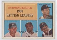 League Leaders - Dick Groat, Norm Larker, Willie Mays, Roberto Clemente [Noted]