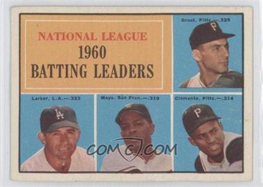 1961 Topps - [Base] #41 - League Leaders - Dick Groat, Norm Larker, Willie Mays, Roberto Clemente [Noted]