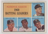 League Leaders - Dick Groat, Norm Larker, Willie Mays, Roberto Clemente