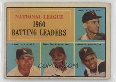 1961 Topps - [Base] #41 - League Leaders - Dick Groat, Norm Larker, Willie Mays, Roberto Clemente