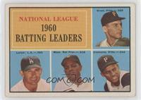 League Leaders - Dick Groat, Norm Larker, Willie Mays, Roberto Clemente