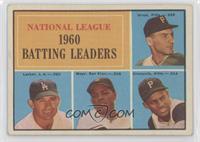 League Leaders - Dick Groat, Norm Larker, Willie Mays, Roberto Clemente