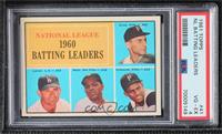 League Leaders - Dick Groat, Norm Larker, Willie Mays, Roberto Clemente [PSA&nb…