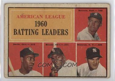 1961 Topps - [Base] #42 - League Leaders - Al Smith, Minnie Minoso, Moose Skowron, Pete Runnels [Good to VG‑EX]