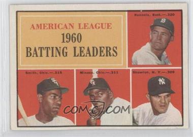 1961 Topps - [Base] #42 - League Leaders - Al Smith, Minnie Minoso, Moose Skowron, Pete Runnels