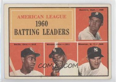 1961 Topps - [Base] #42 - League Leaders - Al Smith, Minnie Minoso, Moose Skowron, Pete Runnels [Good to VG‑EX]