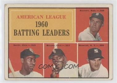1961 Topps - [Base] #42 - League Leaders - Al Smith, Minnie Minoso, Moose Skowron, Pete Runnels [Poor to Fair]