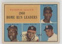 League Leaders - Ernie Banks, Hank Aaron, Eddie Mathews, Ken Boyer [Good t…