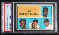 League Leaders - Ernie Banks, Hank Aaron, Eddie Mathews, Ken Boyer [PSA 6&…