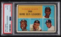 League Leaders - Ernie Banks, Hank Aaron, Eddie Mathews, Ken Boyer [PSA 4&…