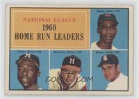 League Leaders - Ernie Banks, Hank Aaron, Eddie Mathews, Ken Boyer [Good t…