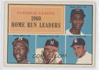 League Leaders - Ernie Banks, Hank Aaron, Eddie Mathews, Ken Boyer [Good t…