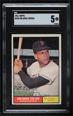 1961 Topps - [Base] #435 - Orlando Cepeda [SGC 5 EX]