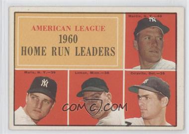 1961 Topps - [Base] #44 - League Leaders - Mickey Mantle, Roger Maris, Jim Lemon, Rocky Colavito
