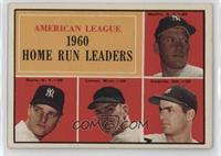 League Leaders - Mickey Mantle, Roger Maris, Jim Lemon, Rocky Colavito