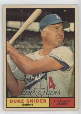 1961 Topps - [Base] #443 - Duke Snider