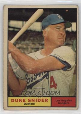 1961 Topps - [Base] #443 - Duke Snider