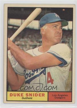 1961 Topps - [Base] #443 - Duke Snider