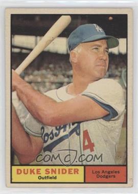 1961 Topps - [Base] #443 - Duke Snider