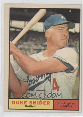 1961 Topps - [Base] #443 - Duke Snider