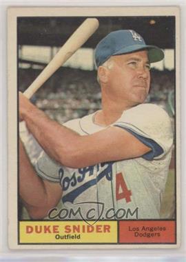 1961 Topps - [Base] #443 - Duke Snider