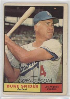 1961 Topps - [Base] #443 - Duke Snider