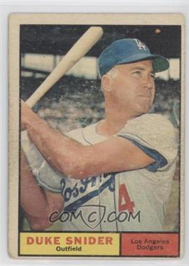 1961 Topps - [Base] #443 - Duke Snider