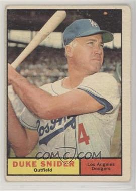 1961 Topps - [Base] #443 - Duke Snider