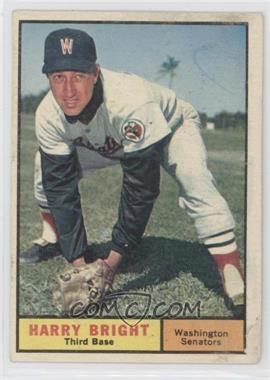 1961 Topps - [Base] #447 - Harry Bright [Poor to Fair]