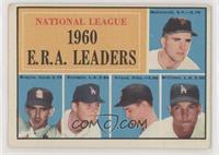 League Leaders - Mike McCormick, Ernie Broglio, Don Drysdale, Bob Friend, Stan …