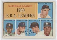 League Leaders - Mike McCormick, Ernie Broglio, Don Drysdale, Bob Friend, Stan …