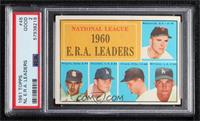 League Leaders - Mike McCormick, Ernie Broglio, Don Drysdale, Bob Friend, Stan …